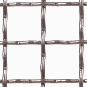 Stainless Steel Mesh Crimped-304 Mesh #2 .063 Stainless Steel Wire Mesh 6"x 18" 