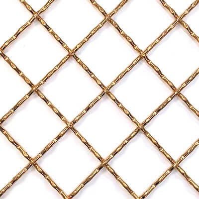 Bronze Diamond Woven Mesh